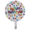 Round Colour Dots Happy Birthday Balloon 22cm