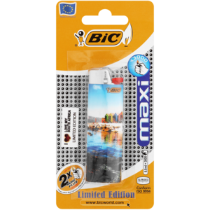 BIC J6 Maxi Pocket Lighter Series (Print May Vary)