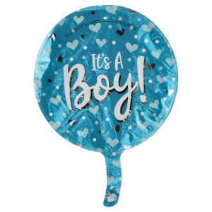 Round Hearts & Dots It's A Boy! Balloon 22cm