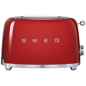 Smeg 50's Style Glossy Red 2 Slice Toaster 950W