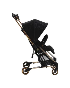 Chelino Zippy Travel Stroller - Black And Rose Gold