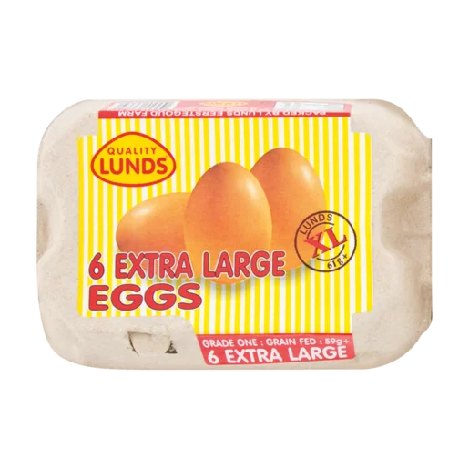 Lunds Large Eggs 6 Pack