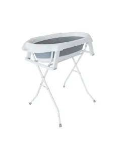 Snuggletime Pop Up Bath Tub And Stand - Grey - Combo Set