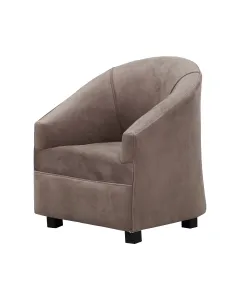 Feeding Tub Chair Beige Velvet Sd3902