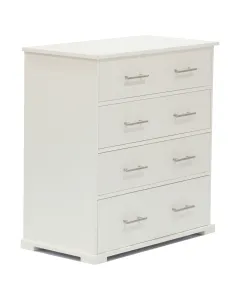 Ulale 4 Drawer Chest - White