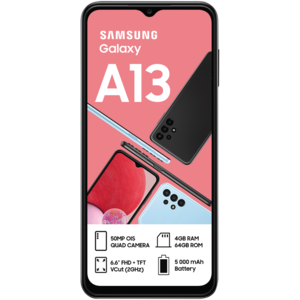 SAMSUNG Galaxy A13 Black Dual SIM Smartphone 64GB