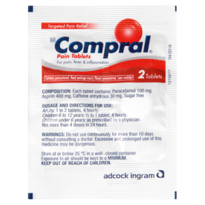 Compral Pain Tablets 2 Pack