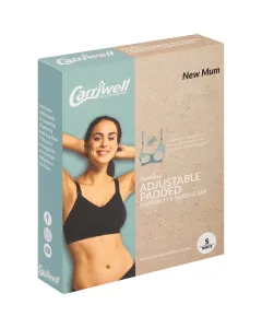Carriwell Seamless Padded Nursin Bra White Small