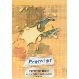 A5 Quad & Margin Exercise Book 32 Page
