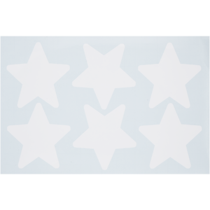 Party Xpress White Stars Sticker