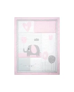 Snuggletime Quilt Set 4 Piece - Elephant