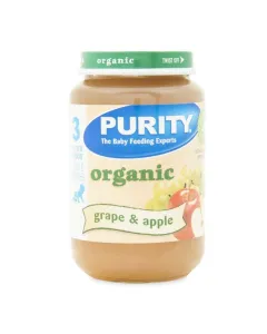 Purity 8 Months Organics 200ml Grape & Apple