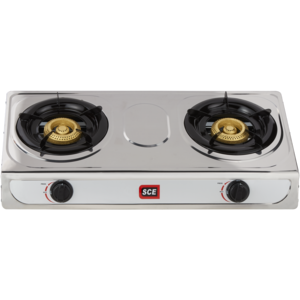 SCE 2 Burner Stainless Steel Gas Stove 720 x 385 x 96mm