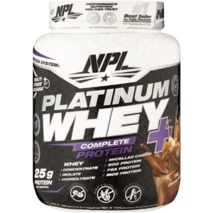 NPL Platinum Caramel Fudge Flavoured Whey+ 1kg