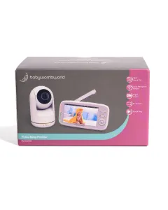 Baby Womb World Premium 5 Rotating Video Baby Monitor With Audio And Night Vision