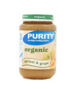 Purity 8 Months Organics 200ml Apricot & Grape