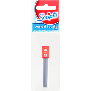 Scripto Pencil Leads 0.5HB 12 Pieces