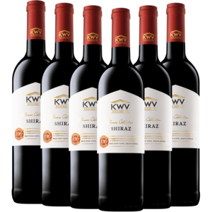 KWV Classic Collection Shiraz Red Wine Bottles 6 x 750ml