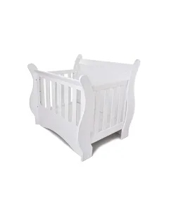 Maluti Sleigh Cot 3/4 Bed Converter White