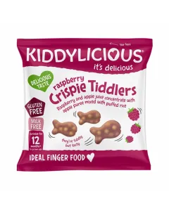 Kiddylicious Crispie Tiddlers Raspberry 12g