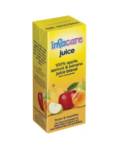 Infacare Juice 200ml Apple Apricot & Banana