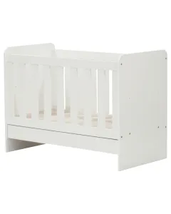 Ulale Standard Cot With Drawer - White