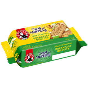 Bakers Good Morning Apple & Cinnamon Breakfast Biscuits 50g