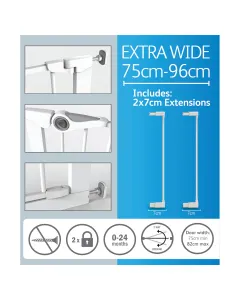 Bambino Pressure Fit Gate +7cm Extension