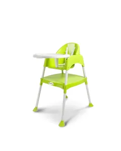 Baby Things High Chair + Table 2 In 1 Green