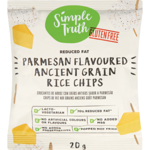 Simple Truth Gluten Free Parmesan Flavoured Ancient Grain Rice Chips 20g