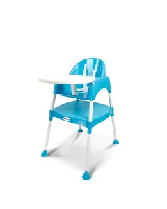 Baby Things High Chair + Table 2 In 1 Blue