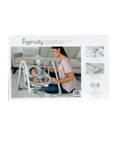 Ingenuity Convertme Swing-2-seat Portable Swing 0-9kg - Raylan