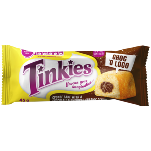 Tinkies Chocolate Potion Flavoured Creamy Sponge Cake 45g