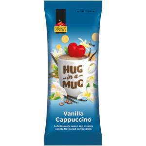 Hug In A Mug Vanilla Flavoured Instant Cappuccino Sachet 24g