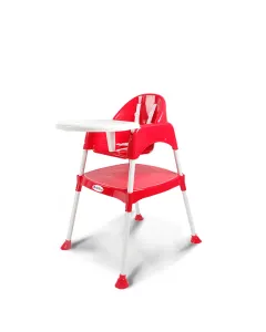 Baby Things High Chair + Table 2 In 1 Pink