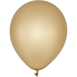 Party Xpress Gold Chrome Latex Balloon