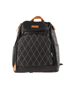 Totes Babe Montana Diaper Backpack Black White