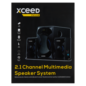Xceed Pulse 2.1 Channel 40W Multimedia Speaker System
