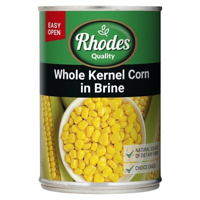 Rhodes Whole Kernel Corn 410g