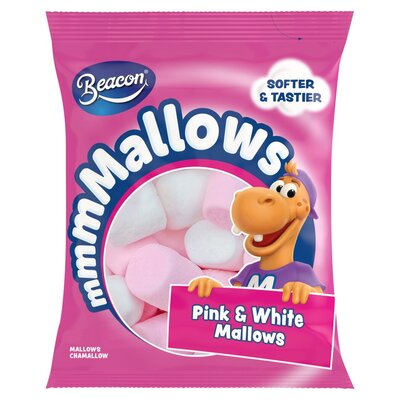 Beacon Pink & White Marshmallows 135g