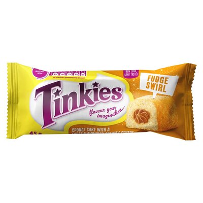Tinkies Fudge Swirl Flavoured Creamy Sponge Cake 45g