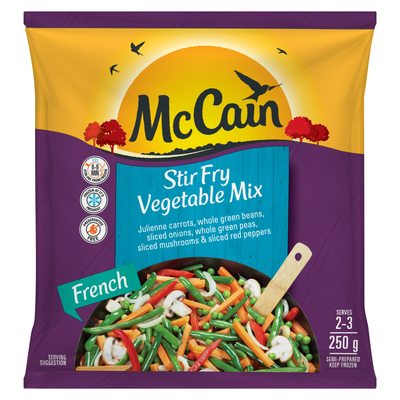 Mccain French Stir Fry Vegetable Mix 250g