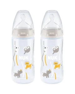 Nuk Fc+tc Bot Sil Teat- 6-18m -300 Ml-2 Pack-neutral