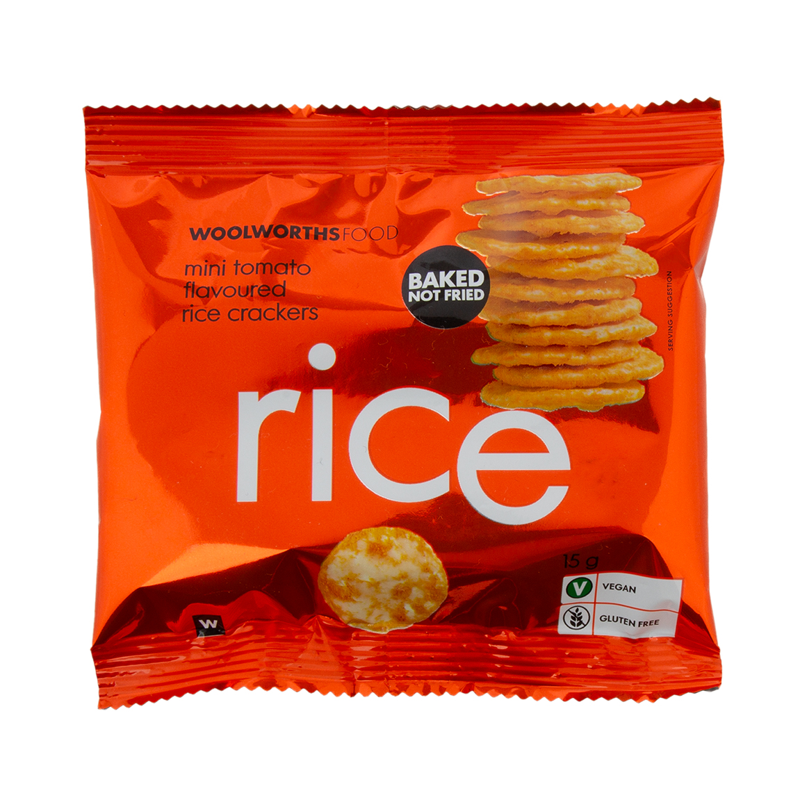 Mini Tomato Flavoured Rice Crackers 15 g