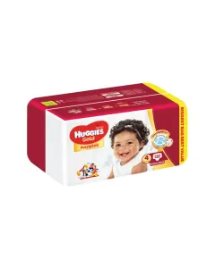 Huggies Bale Unisex Gold Sz4 132//