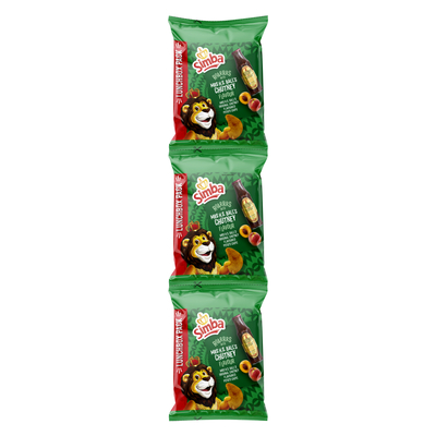 Simba Potato Chips Mrs Balls Chutney 3 Pack x 25g