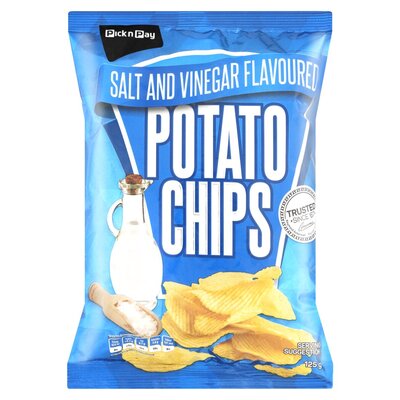 PnP Salt & Vinegar Chips 125g
