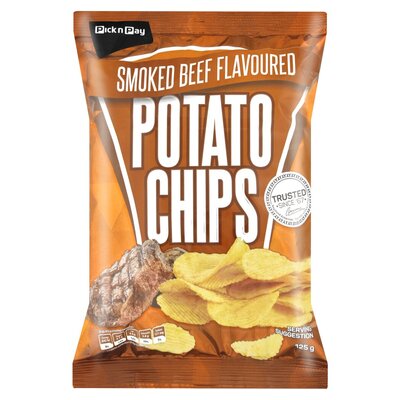 PnP Smoked Beef Chips 125g