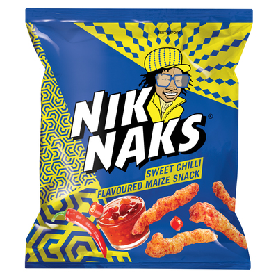Simba NikNaks Sweet Chilli Flavoured Maize Snack 50g