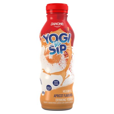 Danone Yogi Sip Apricot Drinking Yoghurt 500g